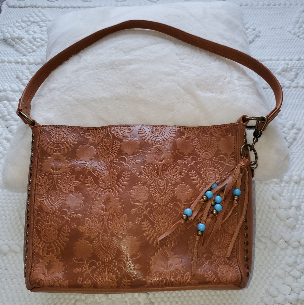 THe SAK Tooled Leather Handbag